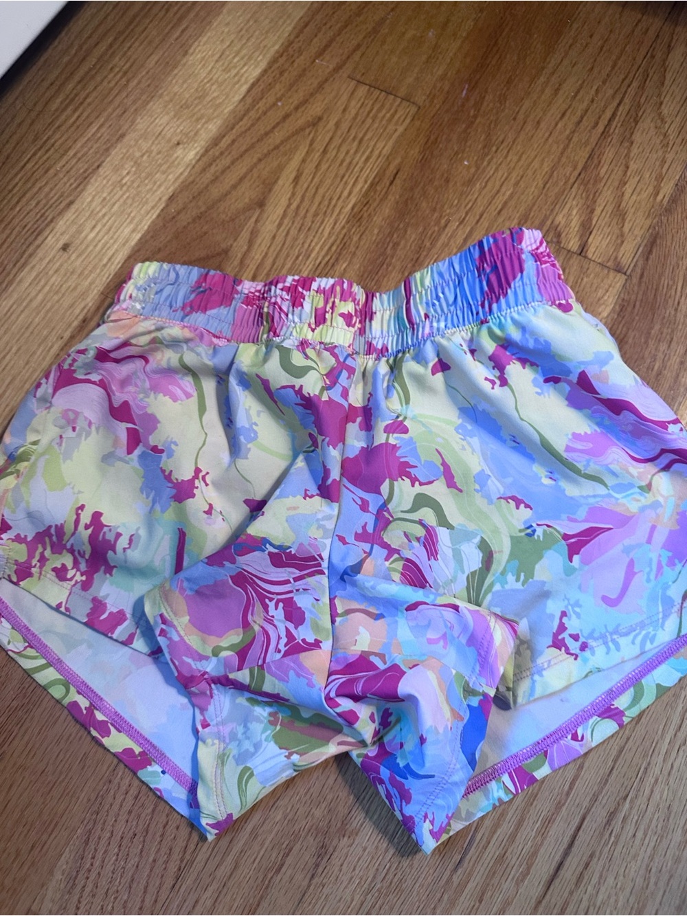 Kids Pastel Multicolor Athletic Shorts